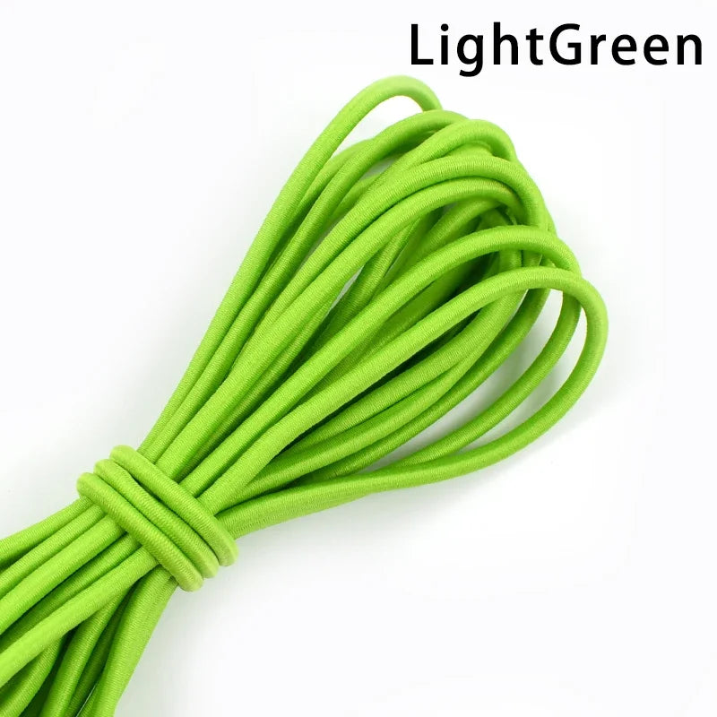 5/10Meters 4mm Elastic Bands for Hairband Sewing Stretch Rubber Tapes Rope Belt Spring String Cords DIY Clothes Accessories
