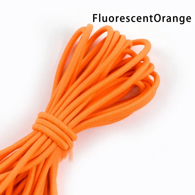 5/10Meters 4mm Elastic Bands for Hairband Sewing Stretch Rubber Tapes Rope Belt Spring String Cords DIY Clothes Accessories