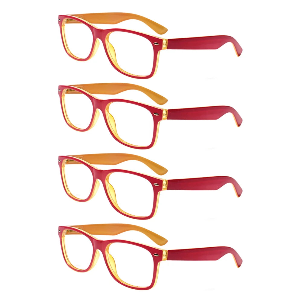 CLASAGA Reading Glasses Men and Women with Spring Hinge Fashion Presbyopia Optical Magnifying glass Reader Eyeglasses +0~+6.0