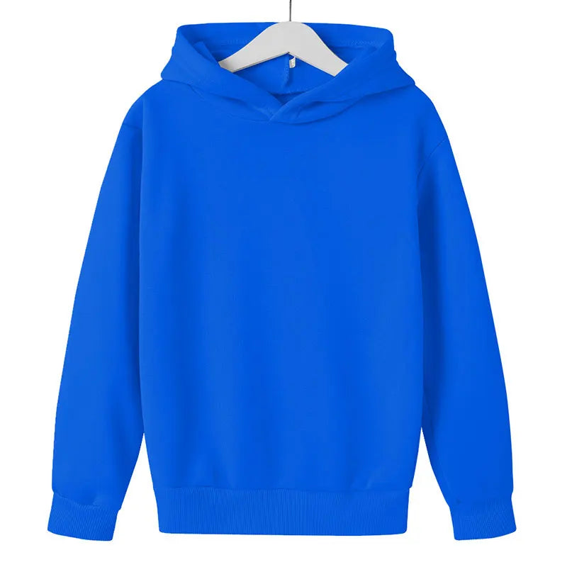 Solid color Children's Hoodies Clothing 3-12 year Boy Girls Casual Toddle tops Coat Spring Autumn Sweatshir White, Black, Red
