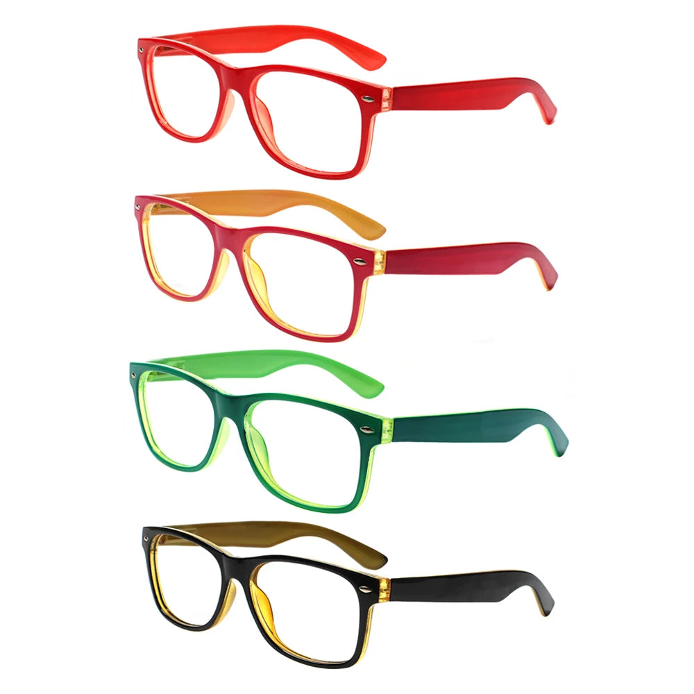 CLASAGA Reading Glasses Men and Women with Spring Hinge Fashion Presbyopia Optical Magnifying glass Reader Eyeglasses +0~+6.0