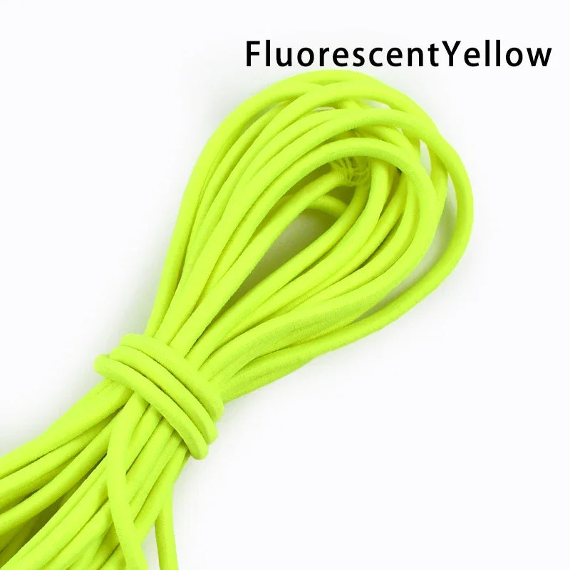 5/10Meters 4mm Elastic Bands for Hairband Sewing Stretch Rubber Tapes Rope Belt Spring String Cords DIY Clothes Accessories